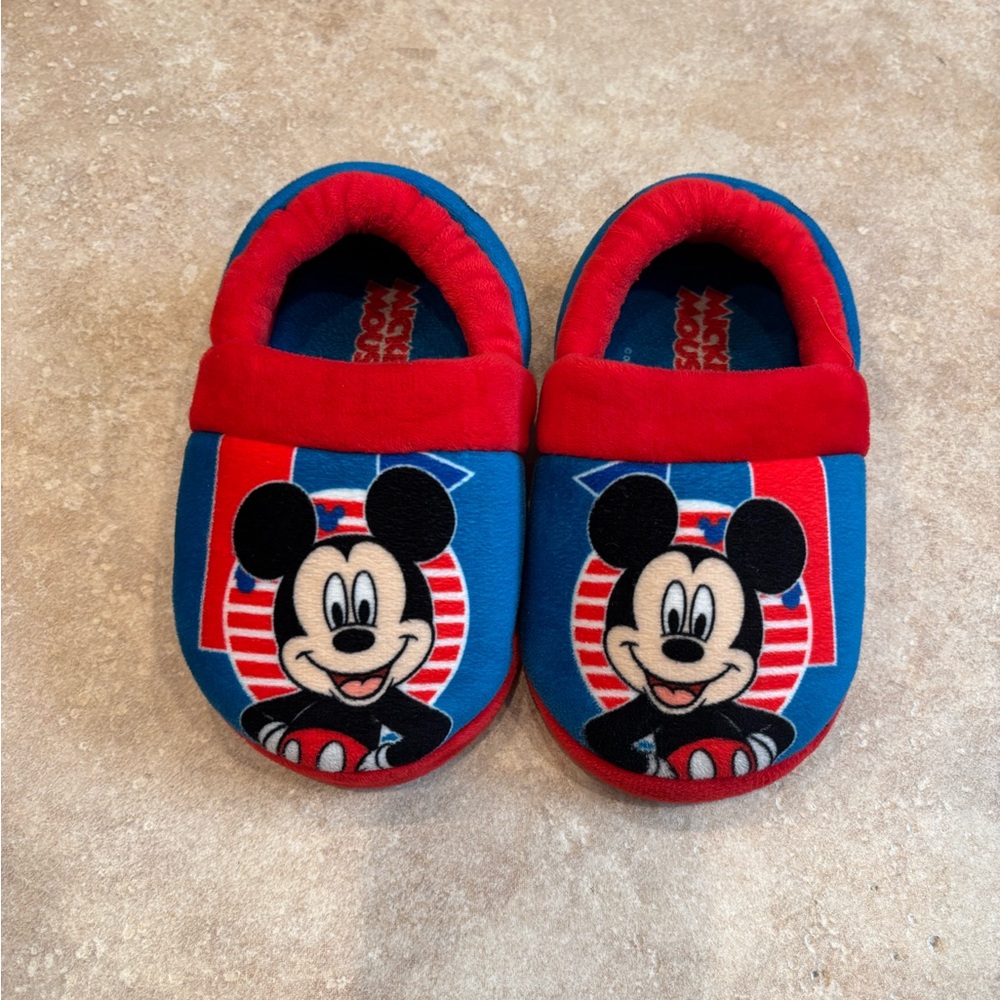 Toddler Mickey Mouse Slippers - 7/8